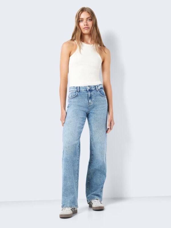 EMP "NMYOLANDA NW WIDE JEANS AZ236LB NOOS" Jeans Blau Von Noisy May