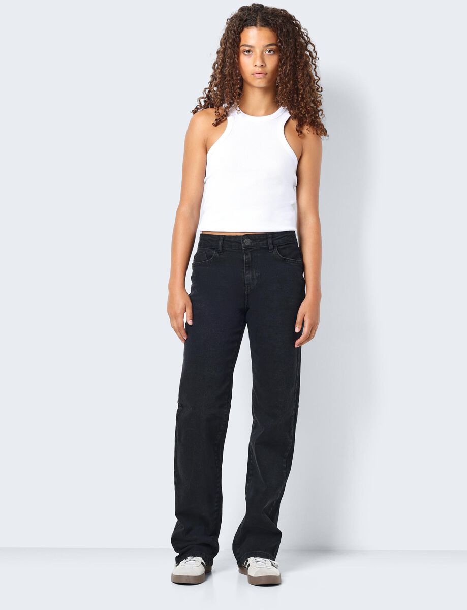 EMP "NMYolanda NW Wide Jeans Black NOOS" Jeans Schwarz Von Noisy May