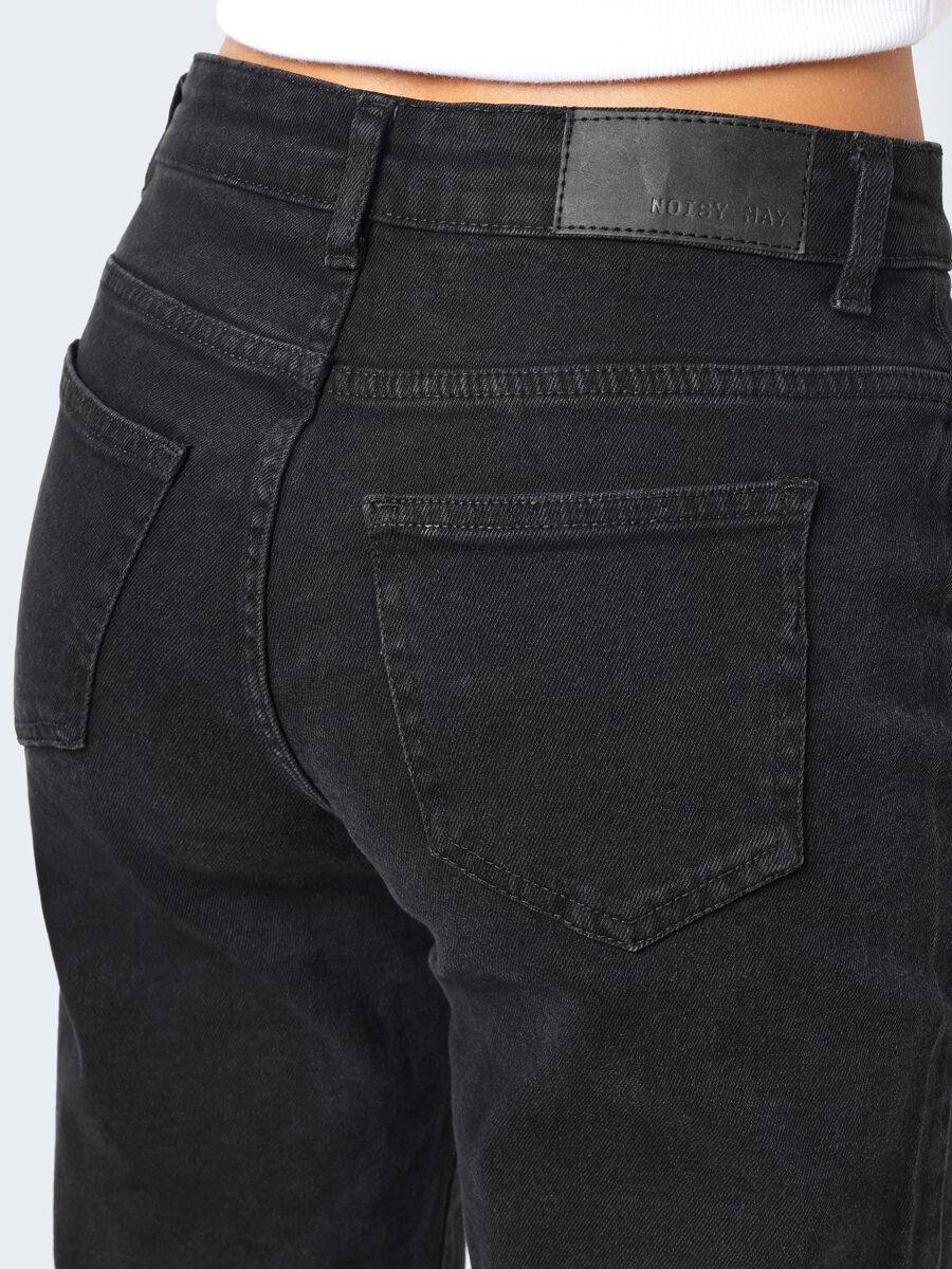 EMP "NMYolanda NW Wide Jeans Black NOOS" Jeans Schwarz Von Noisy May