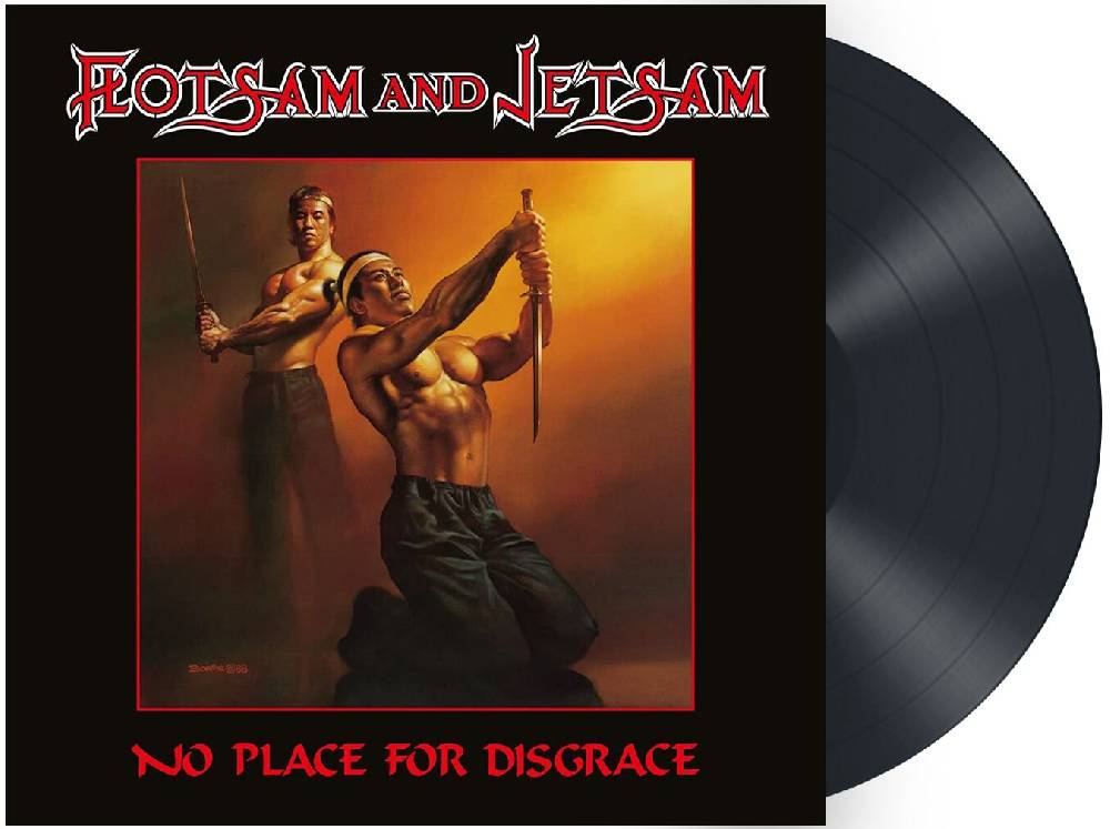 EMP "No place for disgrace" LP schwarz von Flotsam & Jetsam