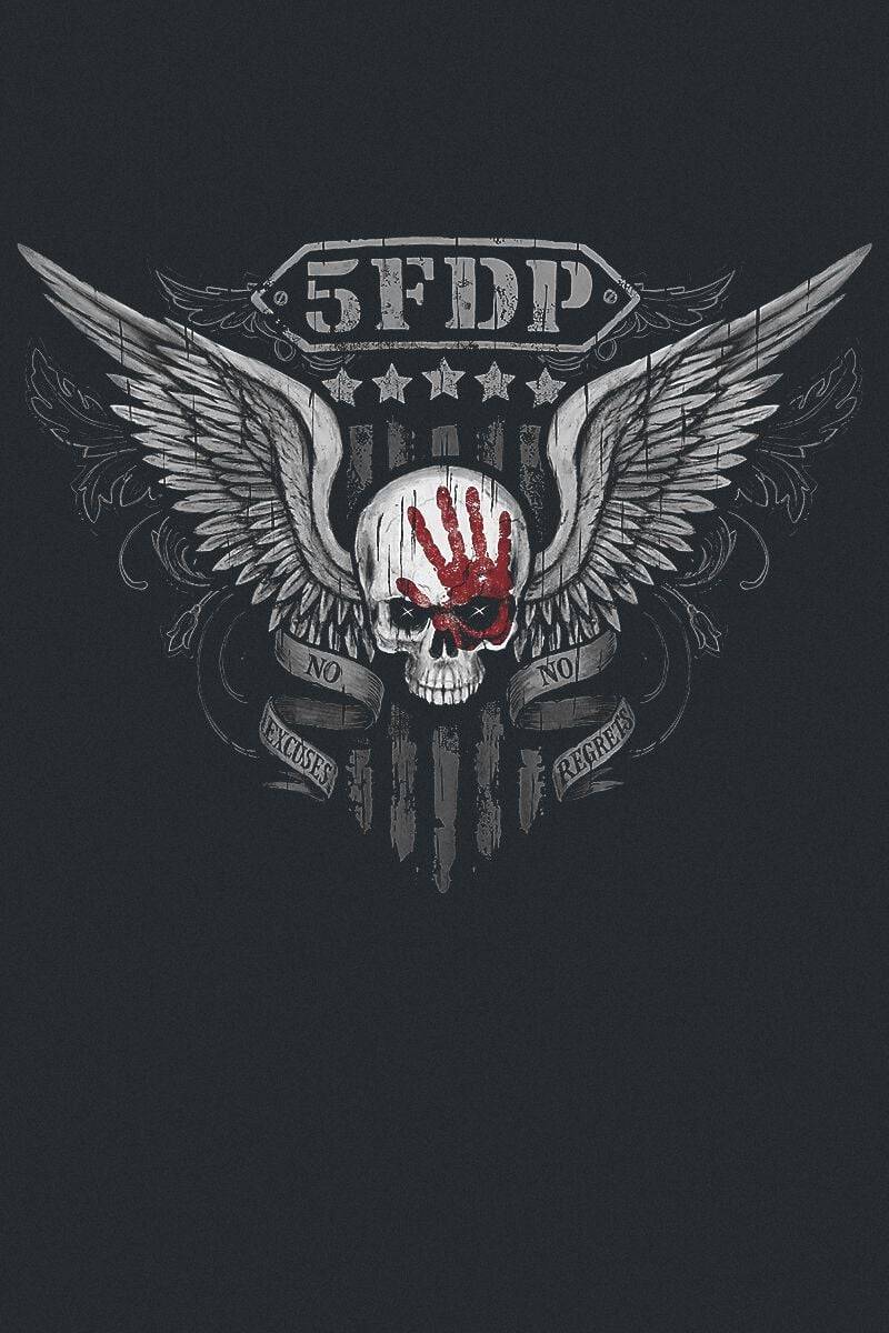 EMP "No Regrets" Kapuzenpullover Schwarz Von Five Finger Death Punch