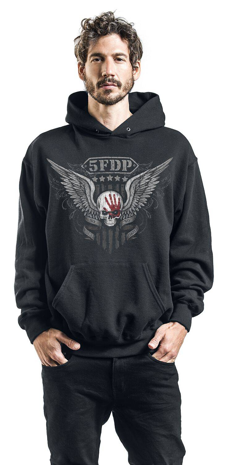 EMP "No Regrets" Kapuzenpullover Schwarz Von Five Finger Death Punch