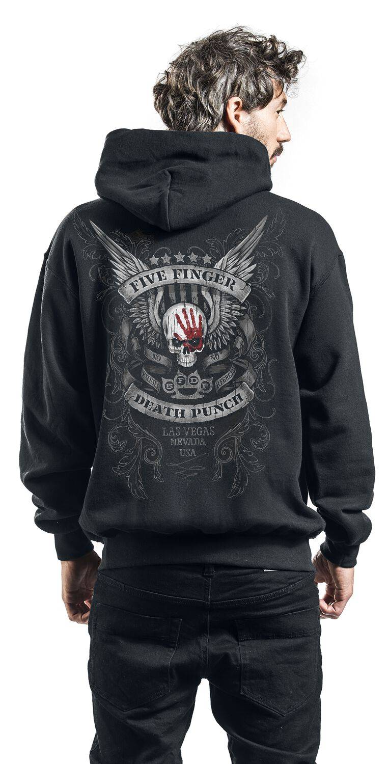 EMP "No Regrets" Kapuzenpullover Schwarz Von Five Finger Death Punch