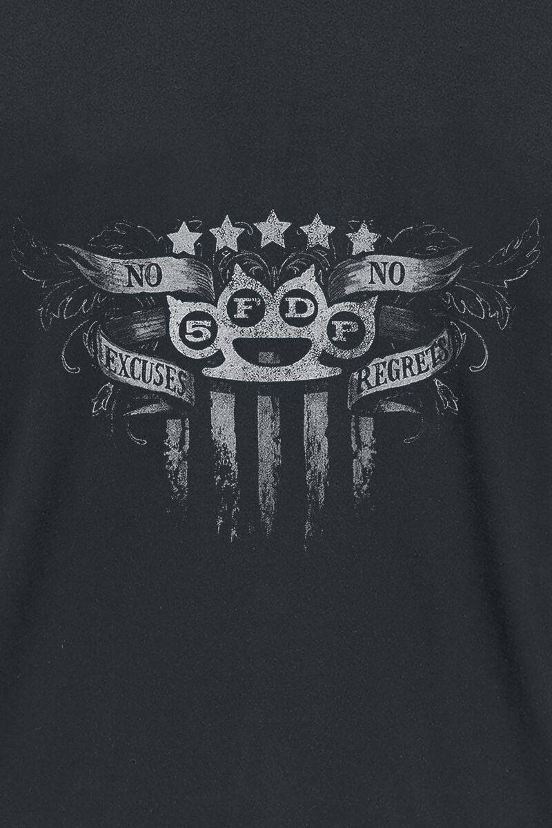 EMP "No Regrets" T-Shirt Schwarz Von Five Finger Death Punch