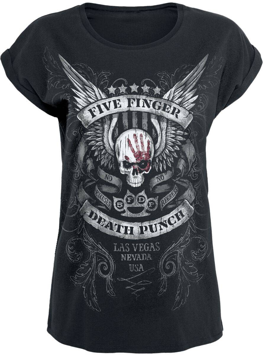 EMP "No Regrets" T-Shirt schwarz von Five Finger Death Punch
