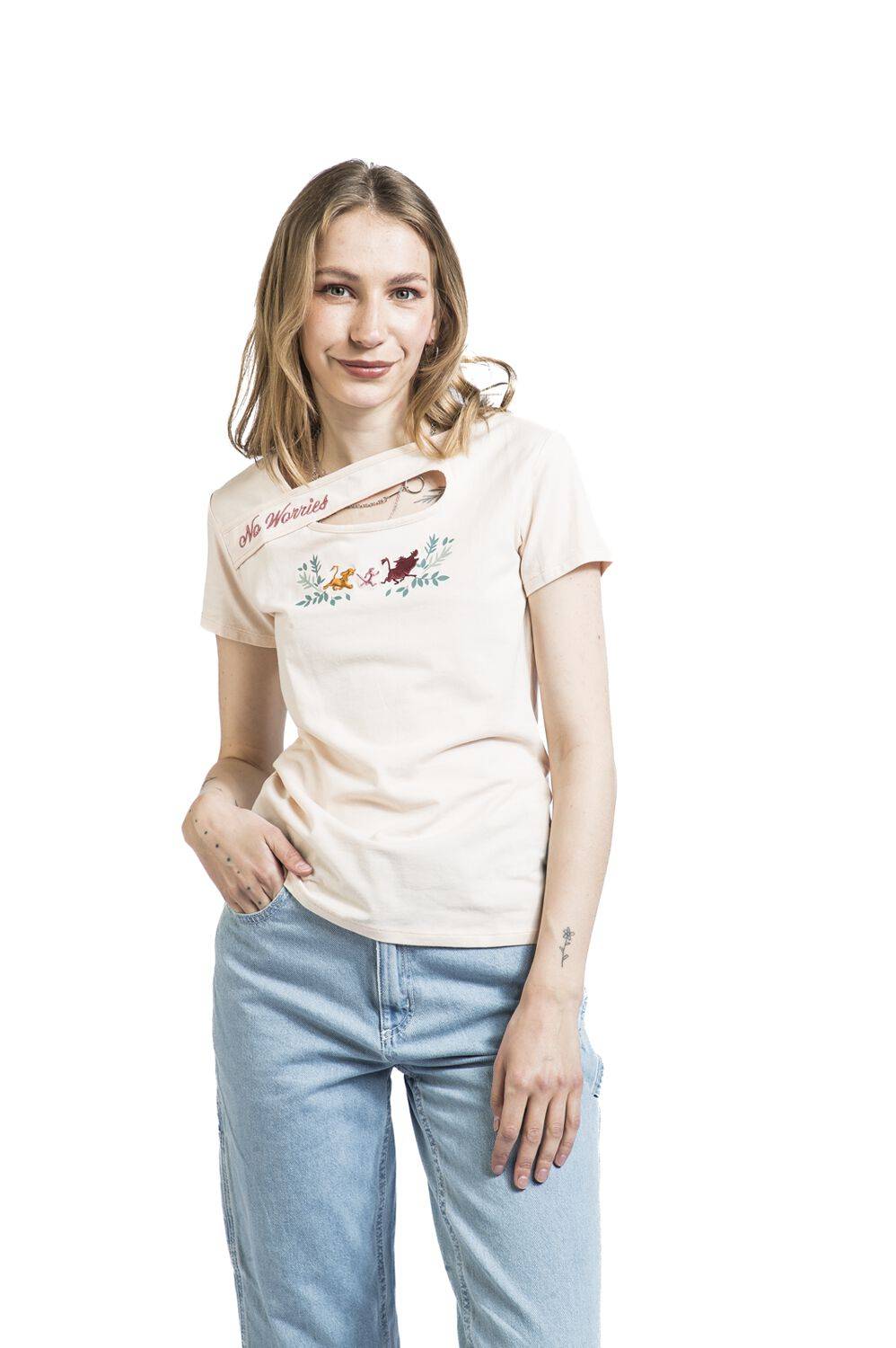 EMP "No Worries" T-Shirt Natur Von Der König Der Löwen