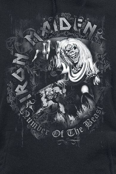 EMP "Number Of The Beast" Kapuzenpullover Schwarz Von Iron Maiden