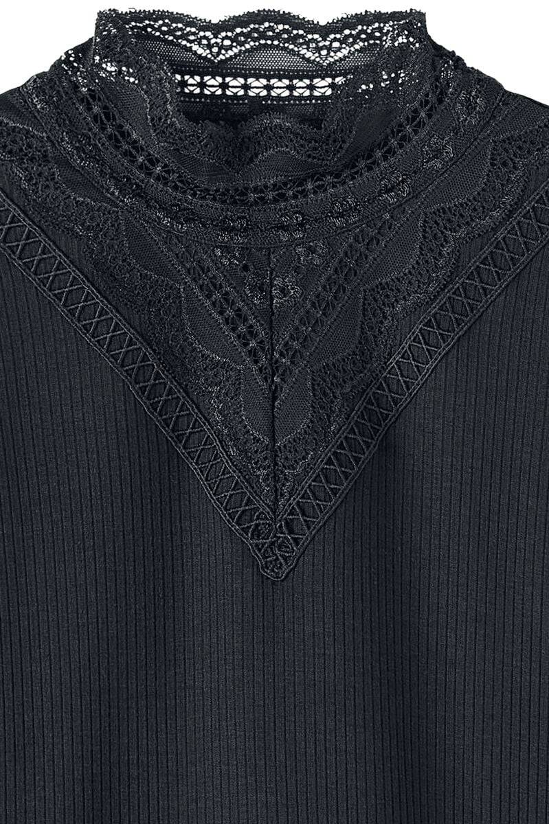 EMP "Nuri Longsleeve" Langarmshirt Schwarz Von Name It