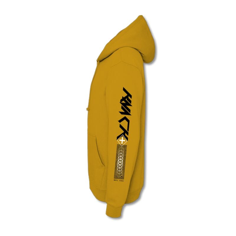 EMP "NXT LVL Hoodie Mustard" Kapuzenpullover Senfgelb Von Brutal Knack
