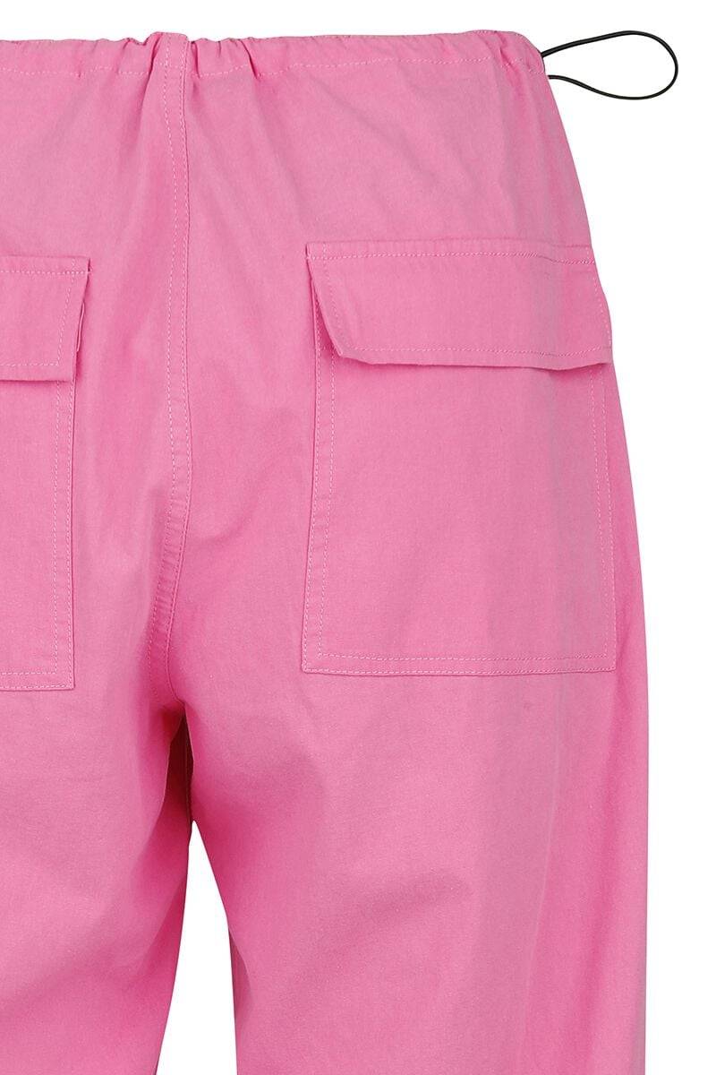 EMP "Nyx Wide Leg Trousers" Stoffhose Pink Von Banned Alternative