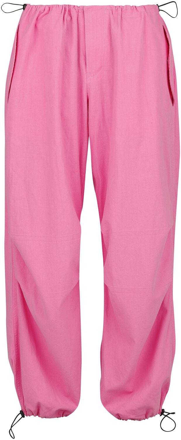 EMP "Nyx Wide Leg Trousers" Stoffhose pink von Banned Alternative