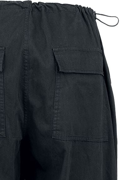 EMP "Nyx Wide Leg Trousers" Stoffhose Schwarz Von Banned Alternative