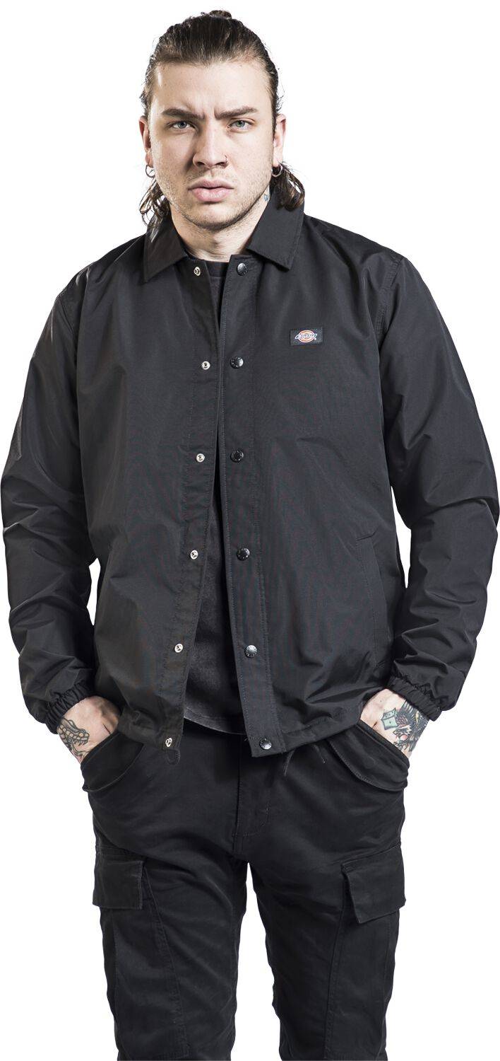 EMP "Oakport Coach" Übergangsjacke Schwarz Von Dickies