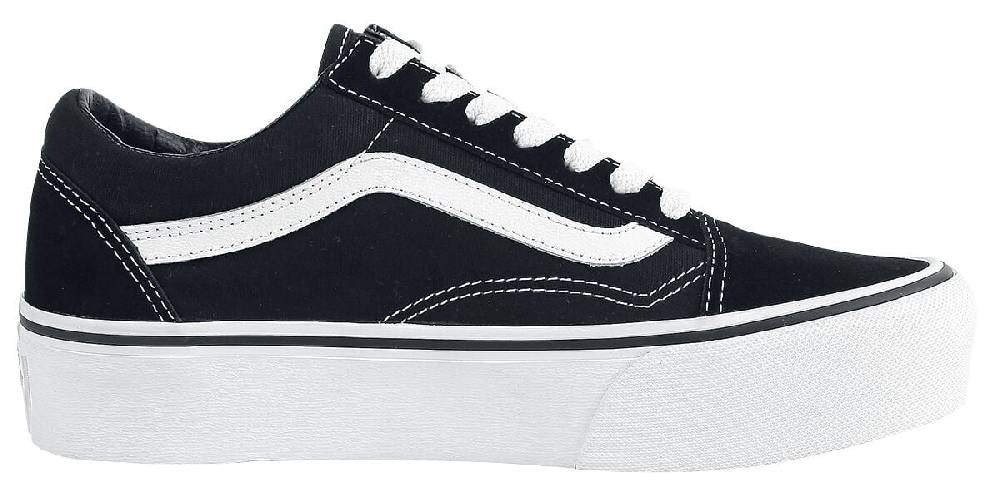 EMP "Old Skool Platform" Creepers Schwarz/weiß Von Vans