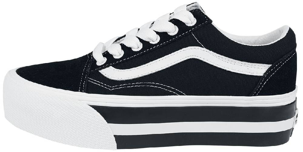 EMP "Old Skool Stackform Smarten Up" Sneaker Schwarz/weiß Von Vans
