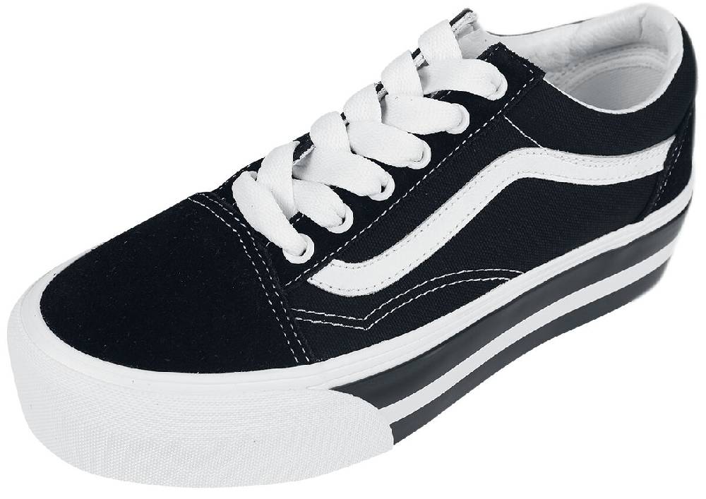 EMP "Old Skool Stackform Smarten Up" Sneaker schwarz/weiß von Vans