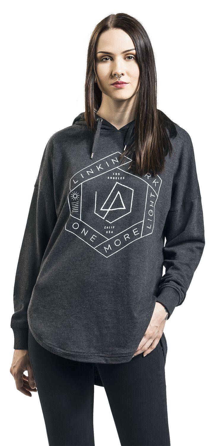 EMP "One More Light" Kapuzenpullover Charcoal Meliert Von Linkin Park