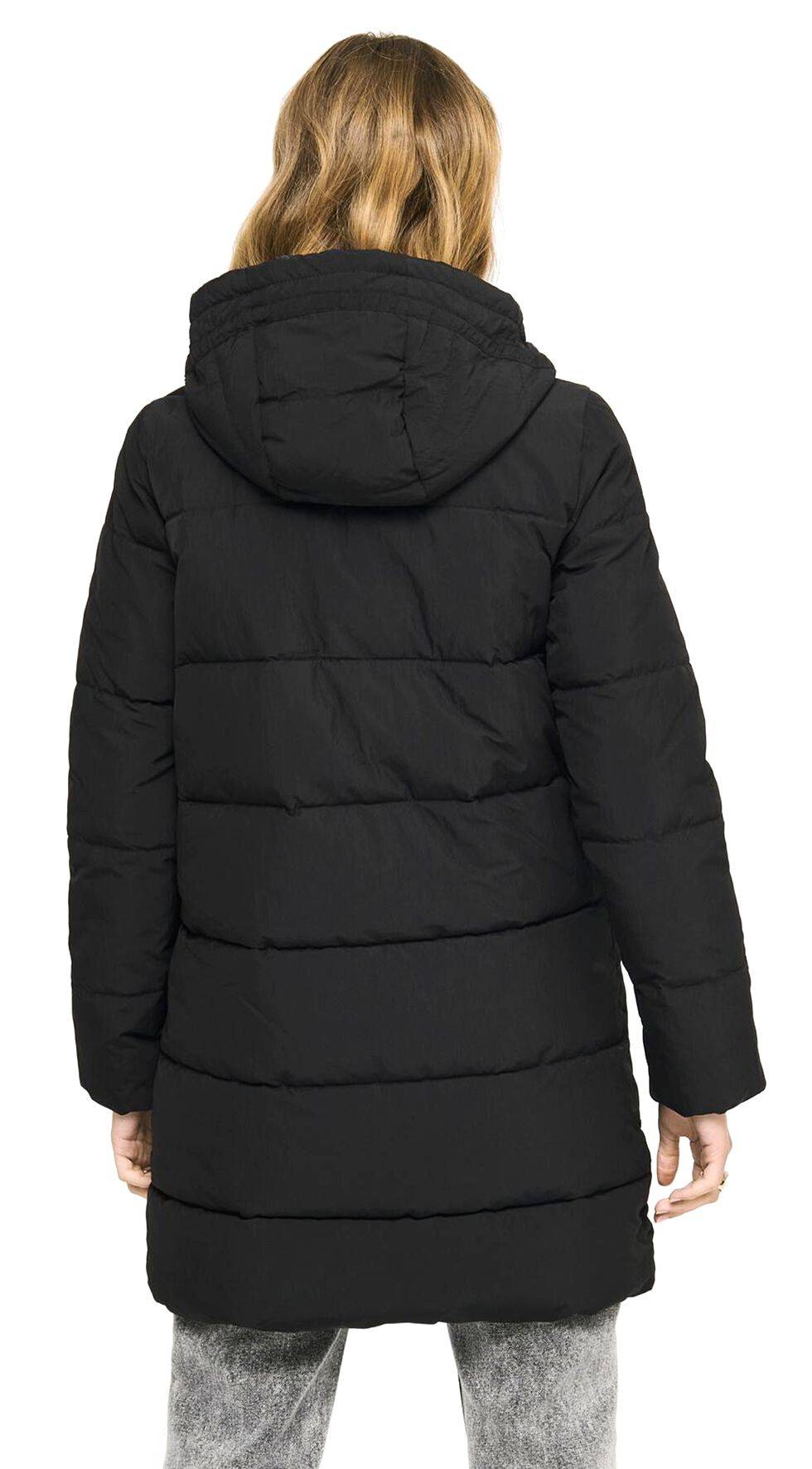 EMP "ONLDolly Long Puffer Coat" Mantel Schwarz Von Only