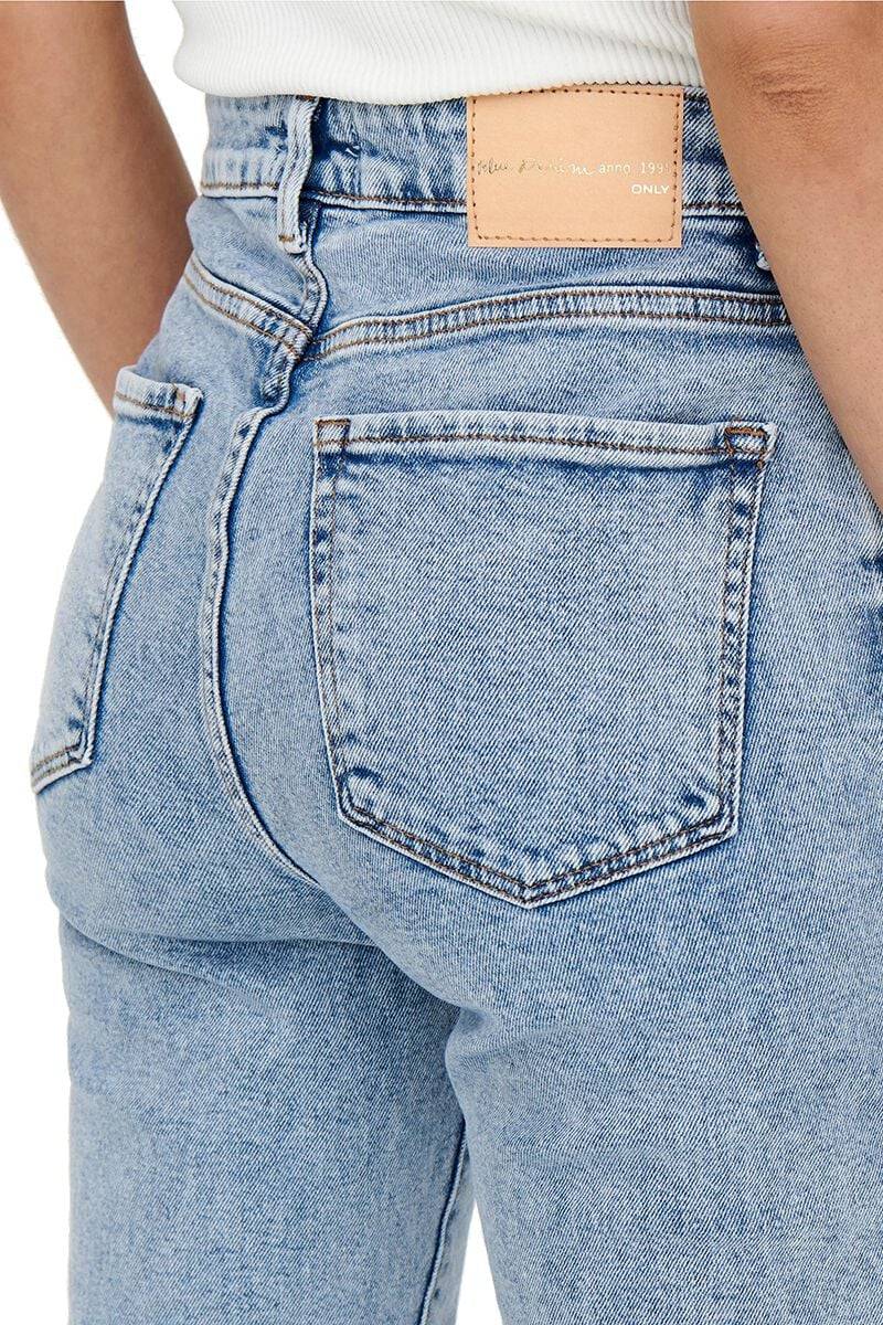 EMP "ONLEMILY STRETCH HW ST AK DNM CRO789NOOS" Jeans Hellblau Von Only