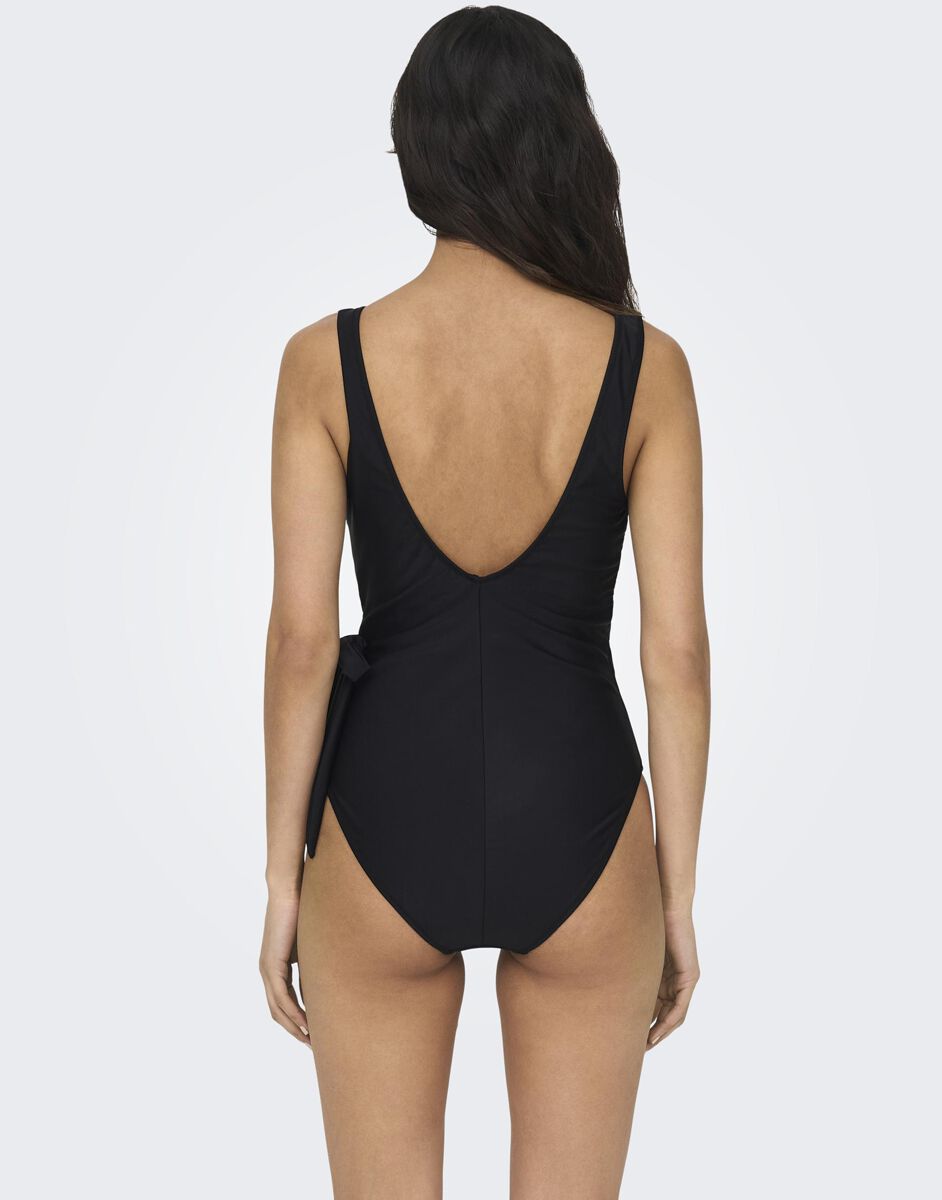 EMP "Onljulie Wrap Tie Swimsuit" Badeanzug Schwarz Von Only