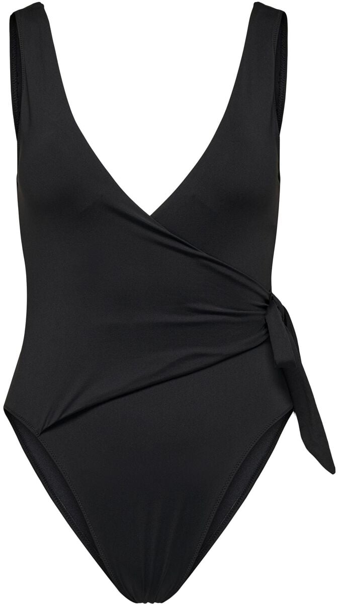 EMP "Onljulie Wrap Tie Swimsuit" Badeanzug schwarz von Only