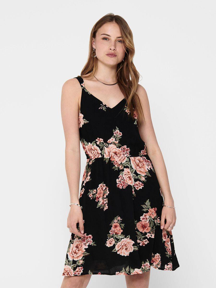 EMP "Onlkarmen Life S/L Short Dress WVN NOOS" Kurzes Kleid Multicolor Von Only