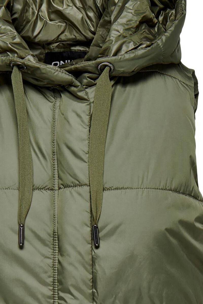 EMP "ONLNewasta Puffer Waistcoat" Weste Oliv Von Only