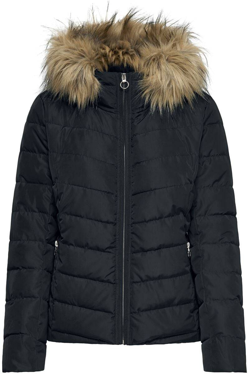 EMP "ONLNewellan Quilted Hood Jacket" Winterjacke schwarz von Only