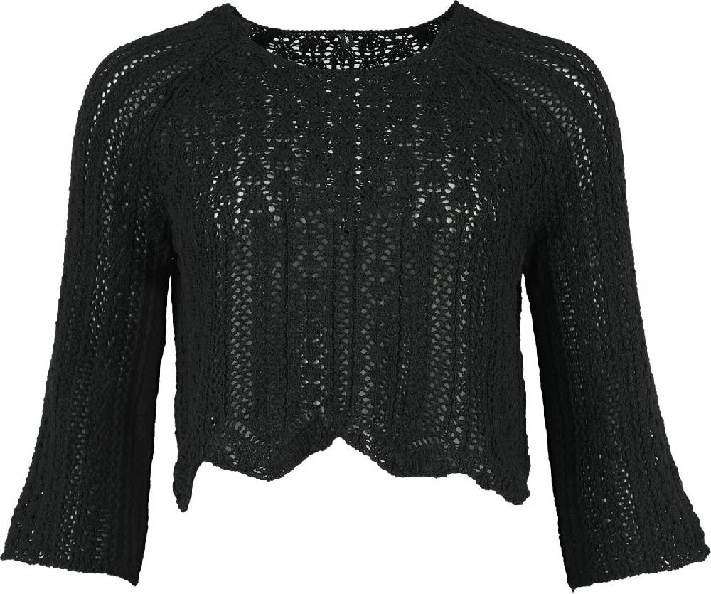 EMP "Onlnola Life 3/4 Pullover Knit" Strickpullover schwarz von Only