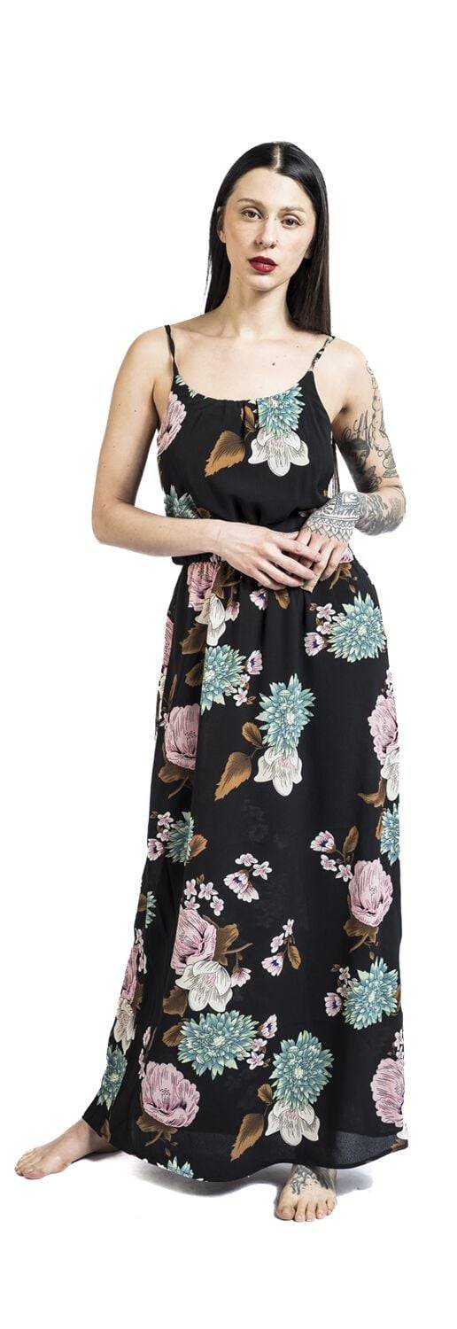 EMP "Onlwinner S/L Maxi Dress NOOS" Langes Kleid Multicolor Von Only