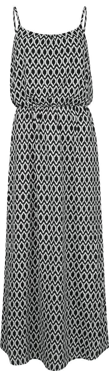 EMP "Onlwinner S/L Maxi Dress NOOS" Langes Kleid schwarz/weiß von Only