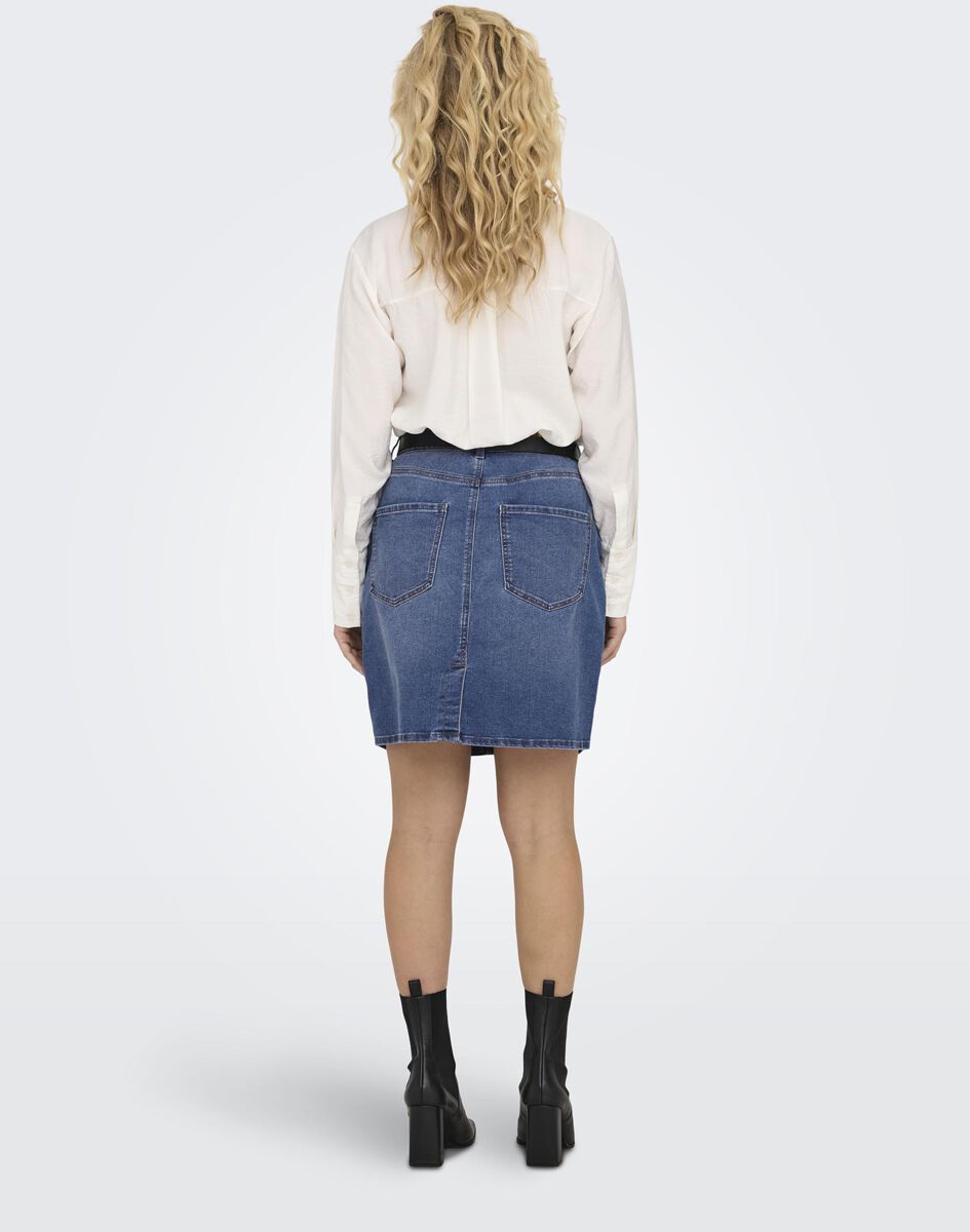 EMP "Onlwonder HW DNM Skirt Pim NOOS" Kurzer Rock Blau Von Only