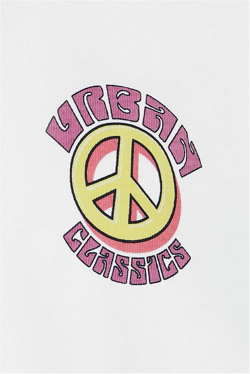 EMP "Organic Big Peace Tee" T-Shirt Weiß Von Urban Classics