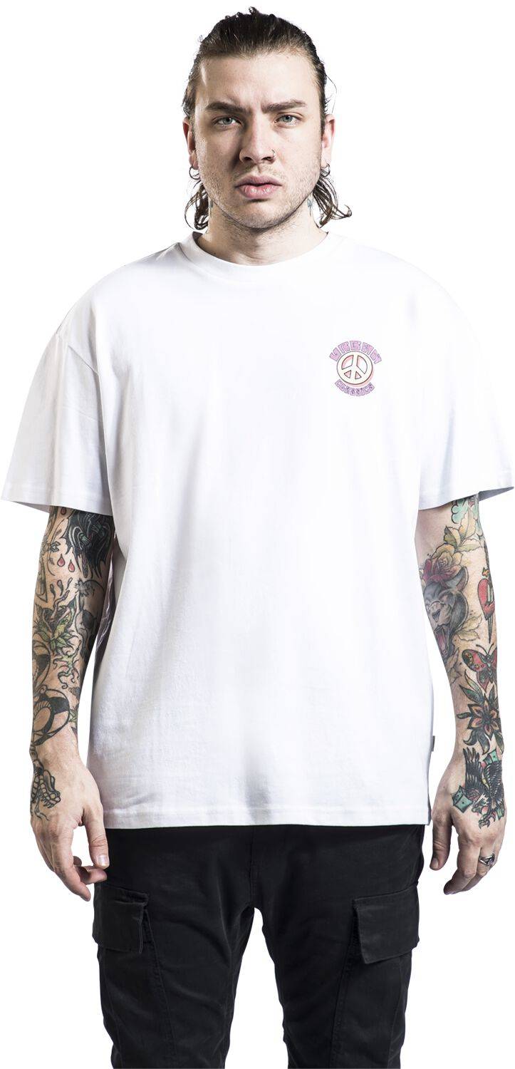 EMP "Organic Big Peace Tee" T-Shirt Weiß Von Urban Classics