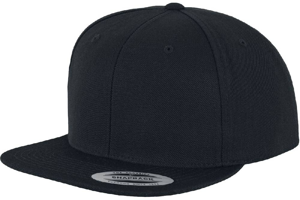 EMP "Organic Cotton Snapback" Cap schwarz von Flexfit