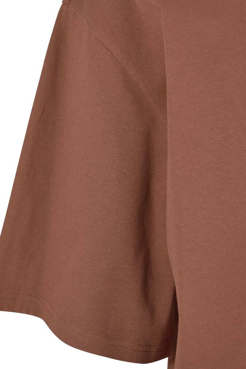 EMP "Organic Oversized Sleeve Tee" T-Shirt Rotbraun Von Urban Classics