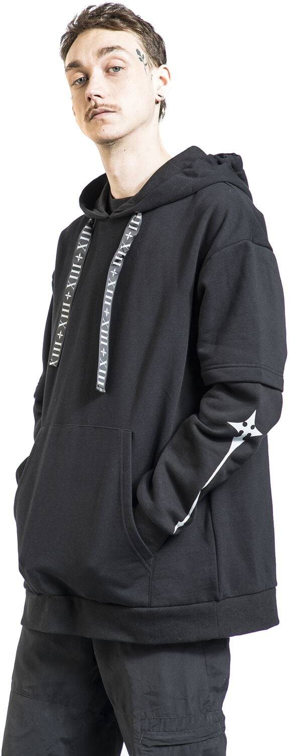 EMP "Organisation XIII" Kapuzenpullover Schwarz/anthrazit Von Kingdom Hearts