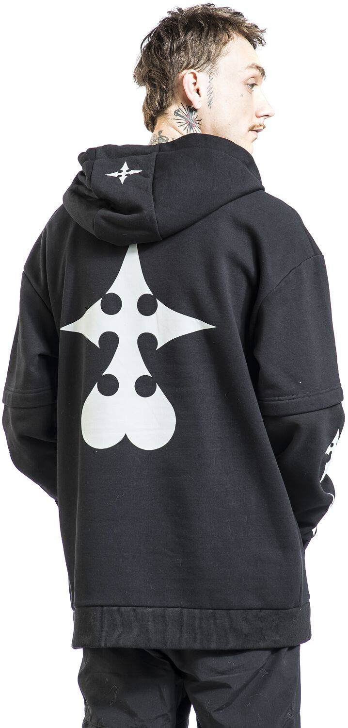 EMP "Organisation XIII" Kapuzenpullover Schwarz/anthrazit Von Kingdom Hearts