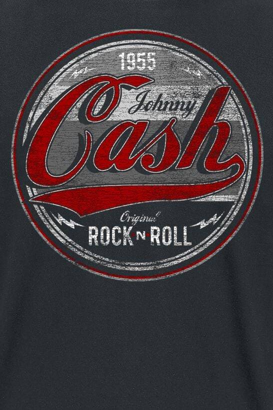 EMP "Original Rock N Roll Red/Grey" T-Shirt Schwarz Von Johnny Cash