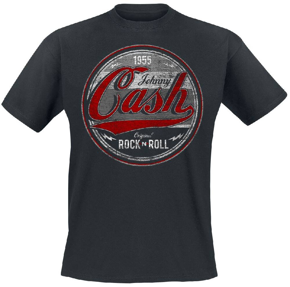 EMP "Original Rock n Roll Red/Grey" T-Shirt schwarz von Johnny Cash