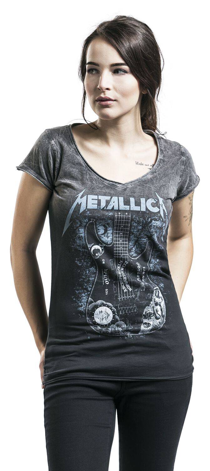 EMP "Ouija Guitar" T-Shirt Schwarz/grau Von Metallica