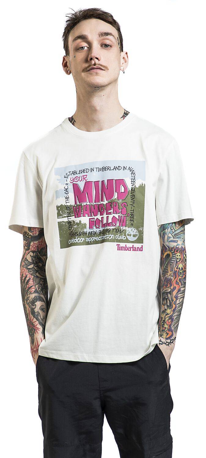 EMP "Outdoor Inspired Graphic Tee" T-Shirt Weiß Von Timberland
