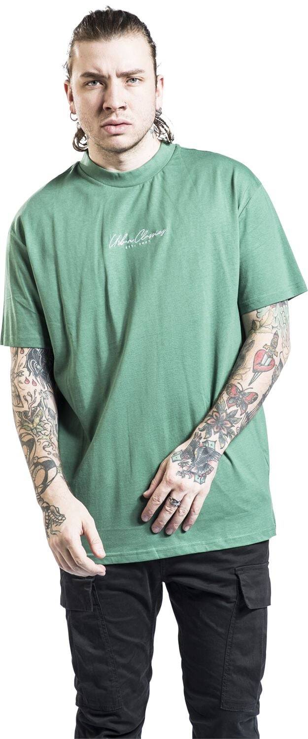 EMP "Oversized Mid Embroidery Tee" T-Shirt Grün Von Urban Classics