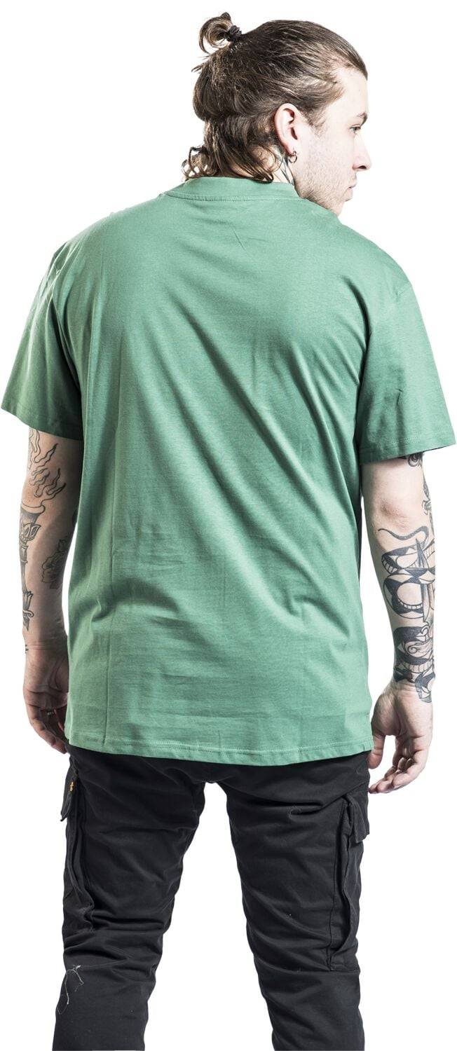 EMP "Oversized Mid Embroidery Tee" T-Shirt Grün Von Urban Classics