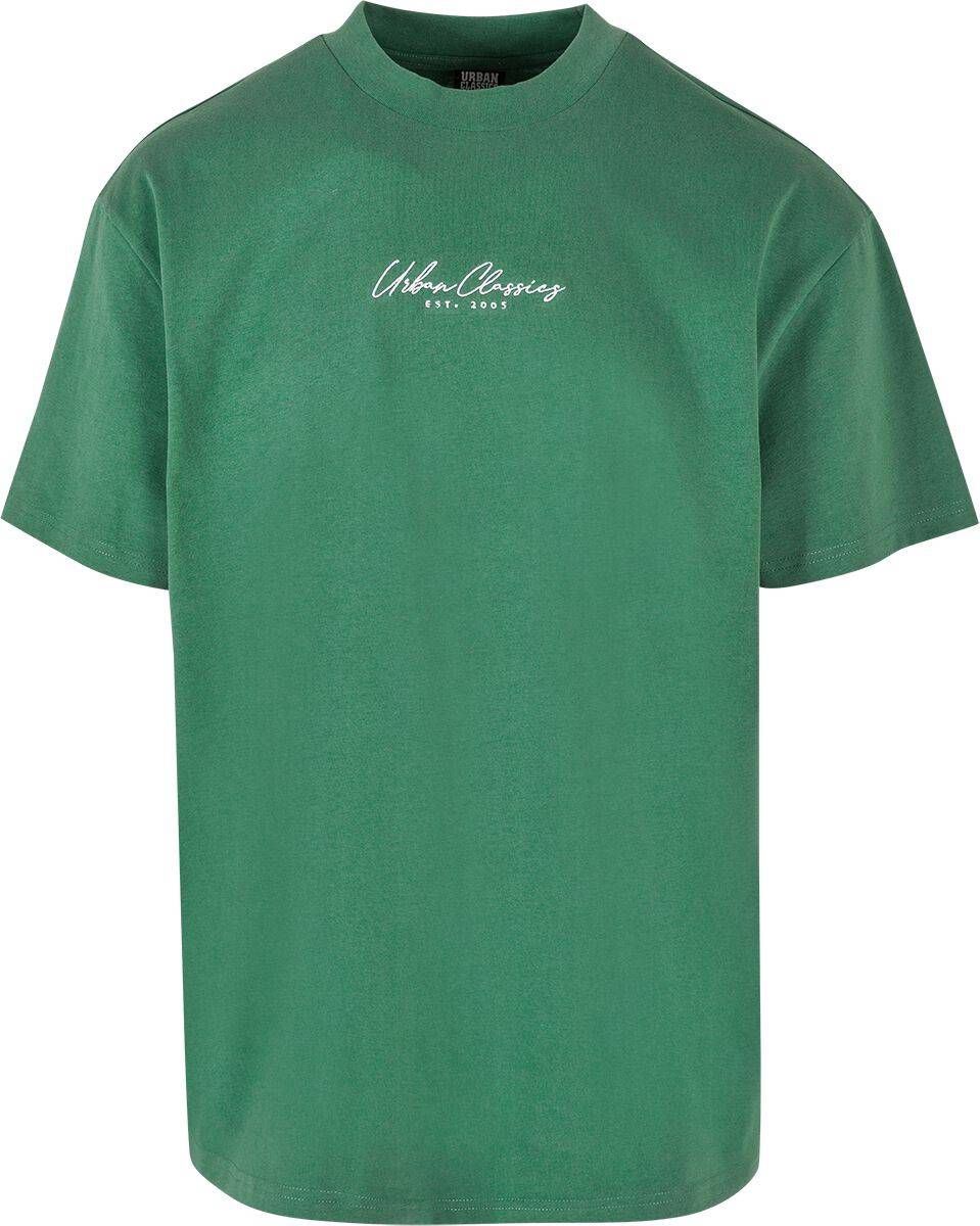 EMP "Oversized Mid Embroidery Tee" T-Shirt grün von Urban Classics
