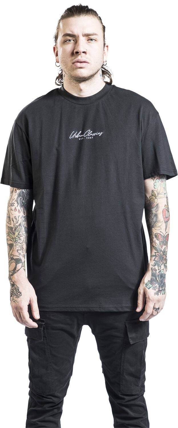 EMP "Oversized Mid Embroidery Tee" T-Shirt Schwarz Von Urban Classics