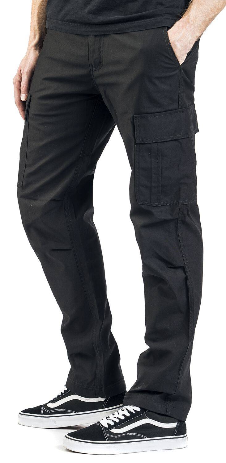 EMP "Owen Pants" Cargohose Schwarz Von Vintage Industries