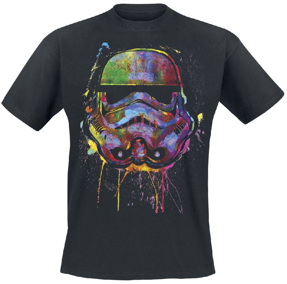 EMP "Paint Splats Helmet" T-Shirt schwarz von Star Wars