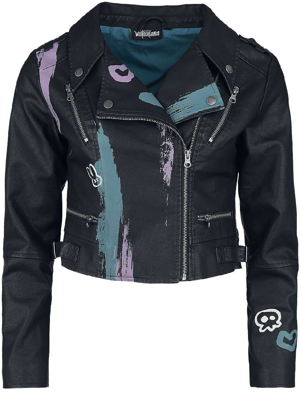 EMP "Paladin" Kunstlederjacke schwarz von Tiny Tina's Wonderlands
