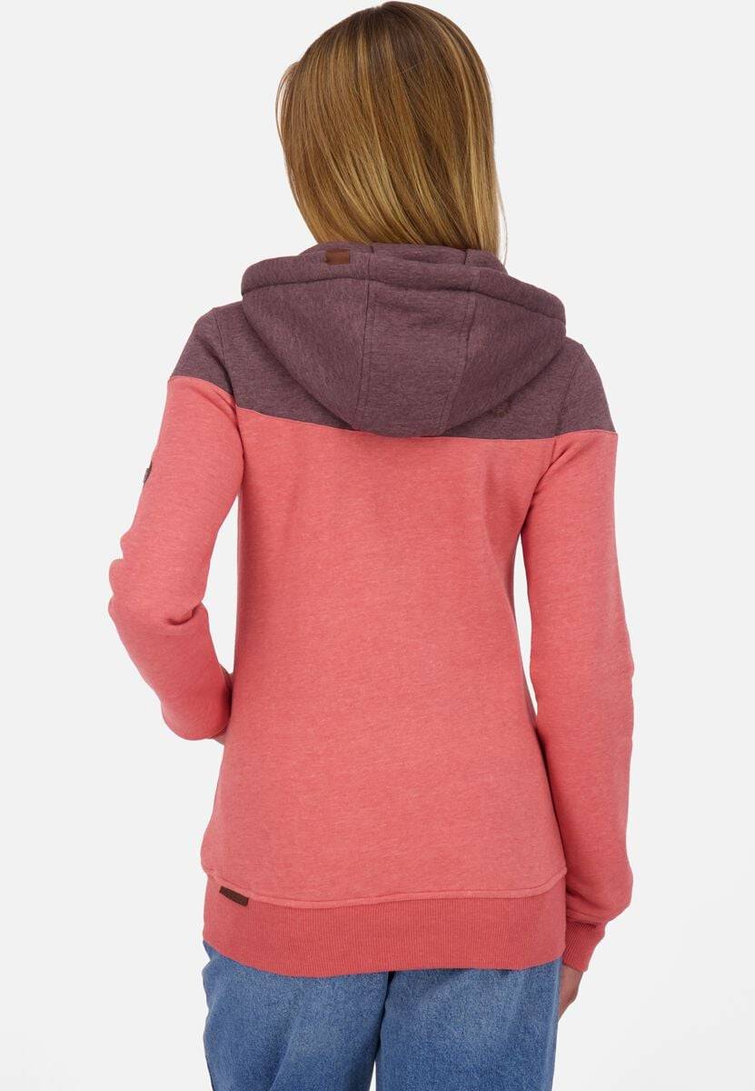EMP "PalinaAK A Hooded Sweat Jacket" Kapuzenjacke Rot Von Alife And Kickin